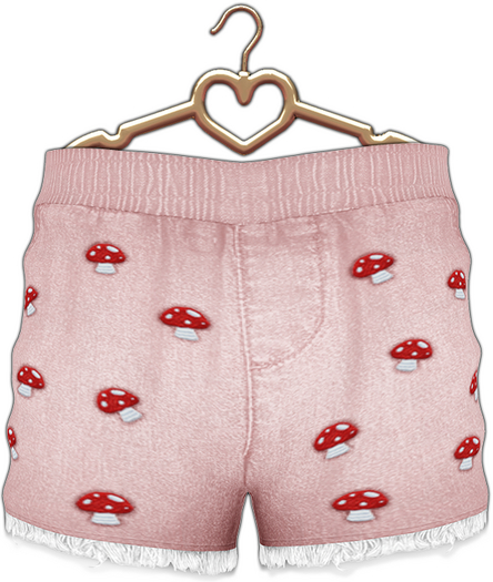 {Lula Belle} Mooshie Patch Shorts - ROSE {boxed}