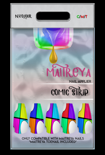 N.Kolour: Comic Strip Nail Applier [Maitreya]