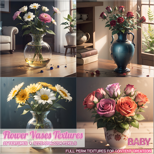 :*BC*: TEXTURES Flower Vases