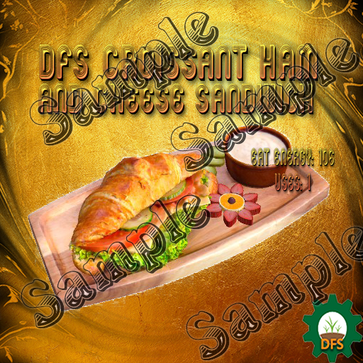 DFS Texture Croissant Ham and Cheese Sandwich