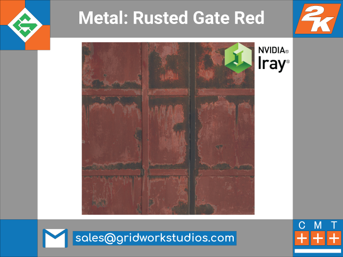 Metal: Rusted Gate Red