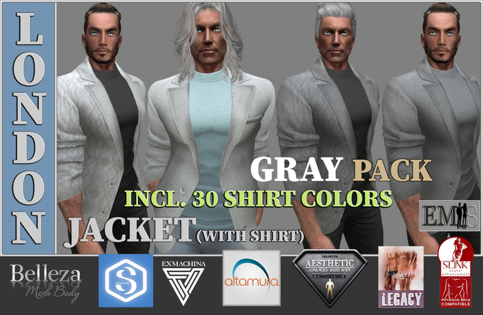 EMS - LONDON JACKET - GRAY PACK