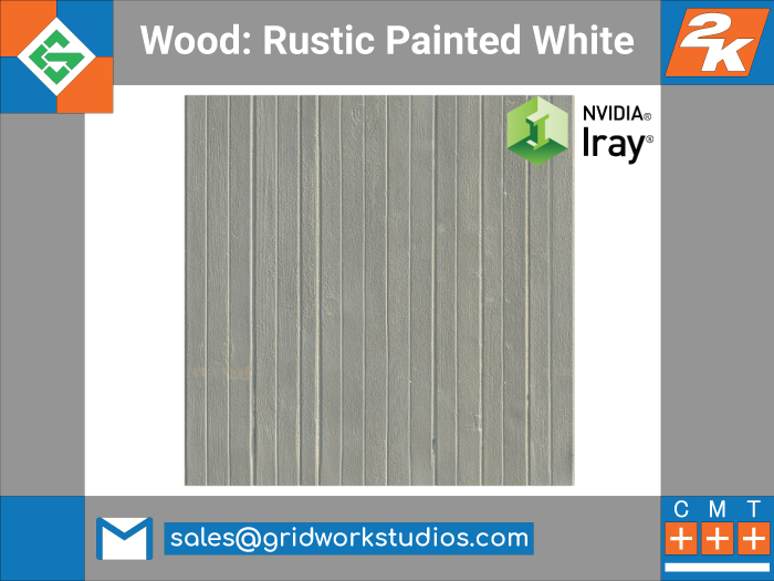 Wood: Rustic Painted(White)