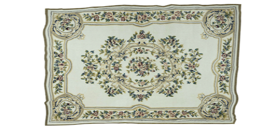 (L&K DECOR EMPORIUM) Rectangle Vintage Floral Rug-Beige