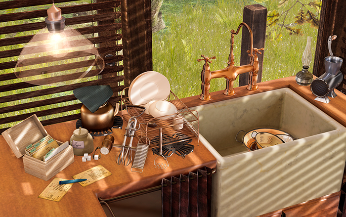 Oh Deer! Nostalgic Kitchen: Kitchen Counter