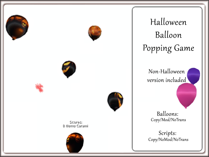 BunnyFoo Halloween Balloon Popping Game
