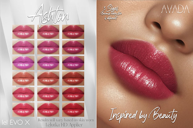 Avada Ashton Lipstick - Lelutka Evo(X) - Demo