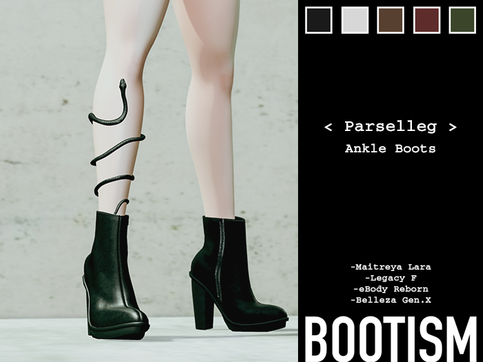 BOOTISM - Parselleg Ankle Boots - White