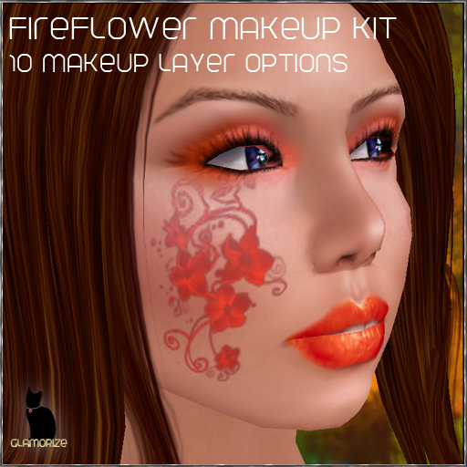 .:Glamorize:. Fireflower Makeup Kit - 12 Layer Options