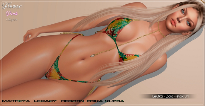 FLOWER PINK - SHAPE - GUIDA  - LELUTKA - ZORA