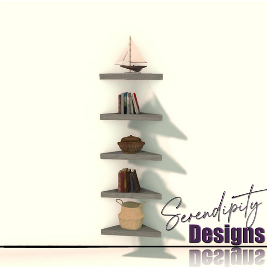 Serendipity Designs - Coventry LR Corner Shelves