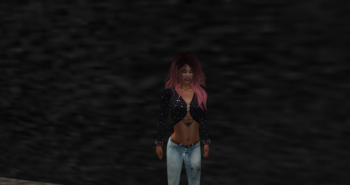 Black Sparkles Top