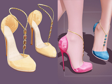 Kaithleen's High Heels - Yellow