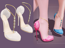 Kaithleen's High Heels - White