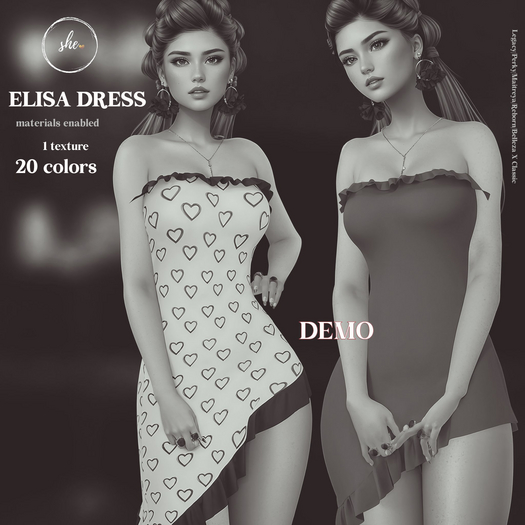 Elisa Dress by She. DEMO