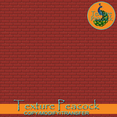 Brick Subway Smooth Painted Red Seamless