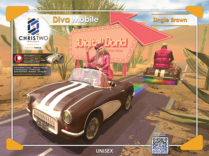 Diva Mobile - Brown - [Chris Two Designs]