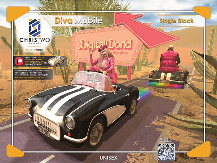 Diva Mobile - Black  - [Chris Two Designs]