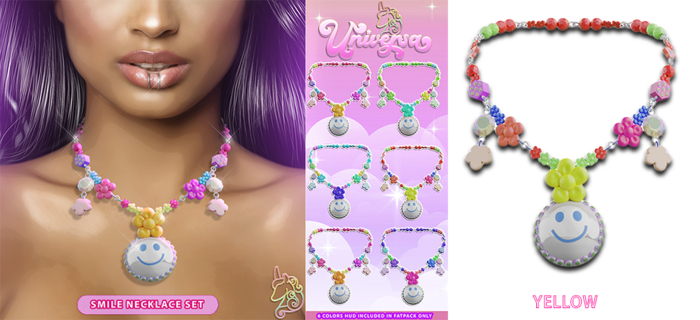 #UNIVERSA - Smile Necklace - Yellow
