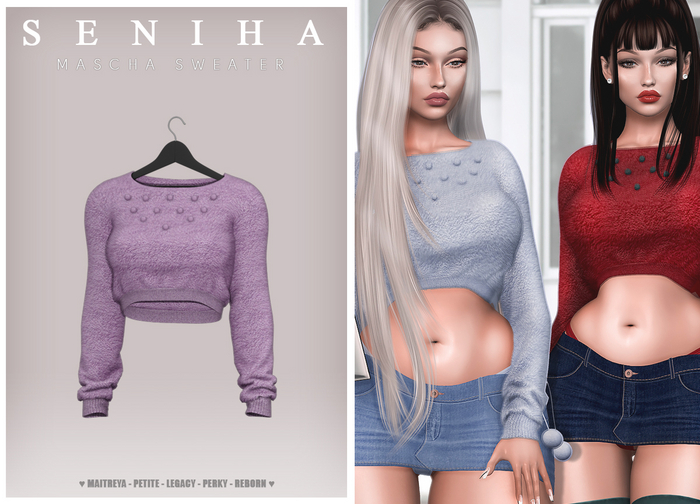 Seniha. Mascha Sweater // Violet