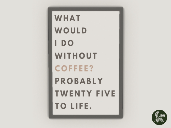 .spruce. silly prints {coffee}