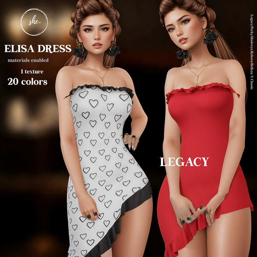 Elisa Dress by She. - LEGACY