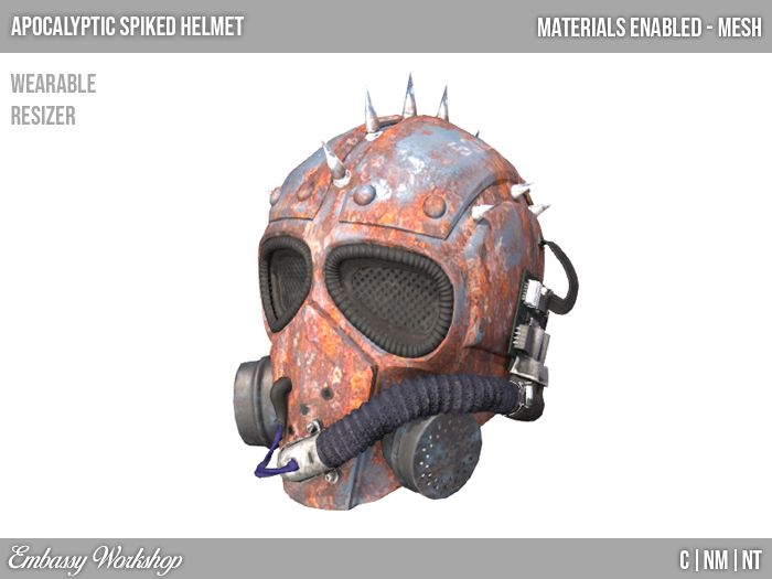 EW - Apocalyptic Spiked Helmet