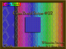 Cross Braid Stripe #02 Seamless Texture Pack