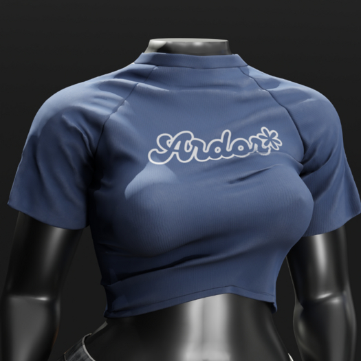 ardor* baseball tee (logo-navy)