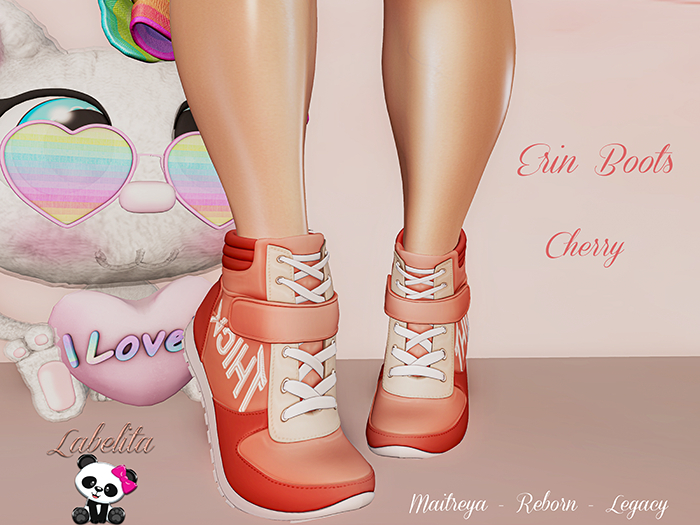 [LABELITA] Erin Boots Cherry