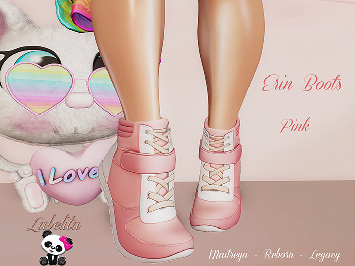 [LABELITA] Erin Boots Pink