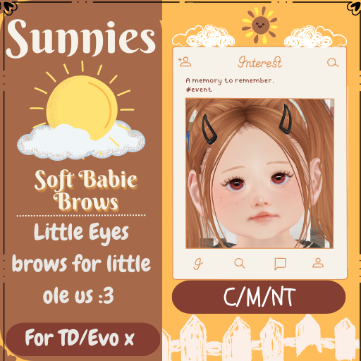 *Sunnies *- Soft Babie Brows {Tintable}