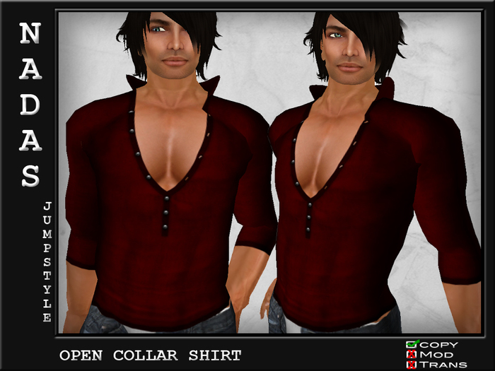 NADAS-JUMPSTYLE-OPEN-COLLAR-SHIRT-RED