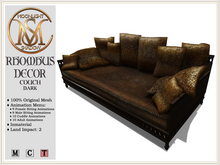 [MoonSha] Rhombus Decor - Couch - Dark (Boxed)