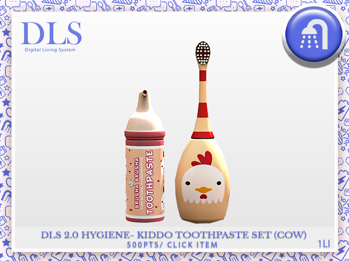 DLS Hygiene 2.0 - Kiddo Toothpaste Set (Rooster)