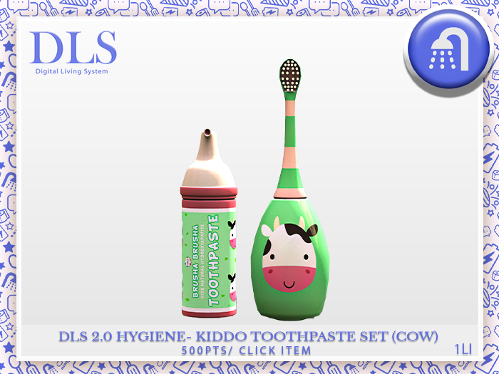 DLS Hygiene 2.0 - Kiddo Toothpaste Set (Cow)