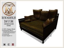 [MoonSha] Rhombus Decor - Armchair - Dark (Boxed)