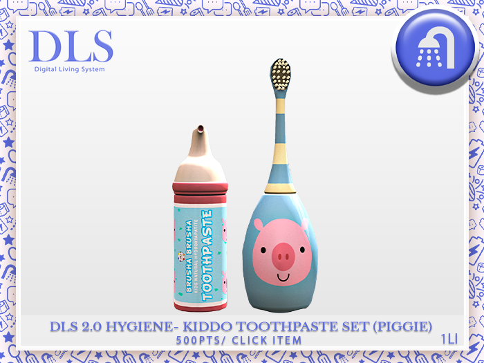 DLS Hygiene 2.0 - Kiddo Toothpaste Set (Piggie)