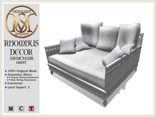 [MoonSha] Rhombus Decor - Armchair - White (Boxed)