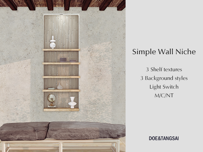 [DOE&TANGSAI] Simple Wall Niche