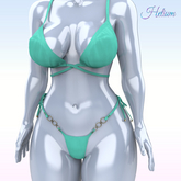 Teal Bikini Waifu Waifus