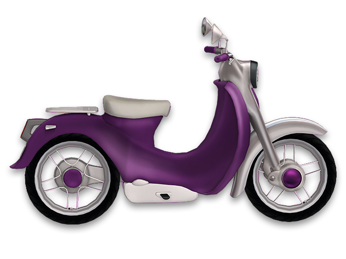 BUENO- Shining Scooter-Purple