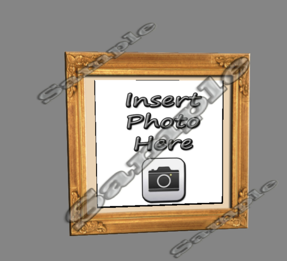 Rosewood Matted Frame