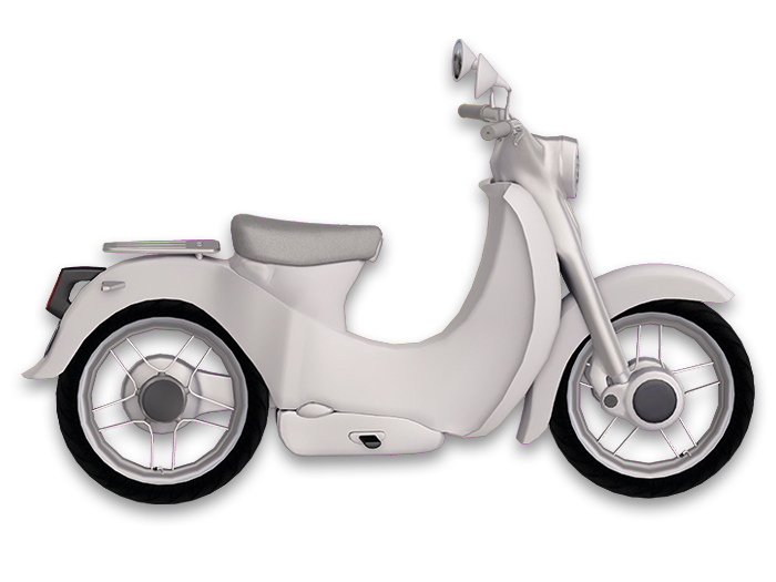 BUENO- Shining Scooter-White
