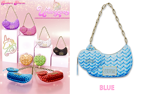 #UNIVERSA - Couture Purse - BLUE