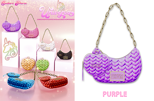 #UNIVERSA - Couture Purse - PURPLE