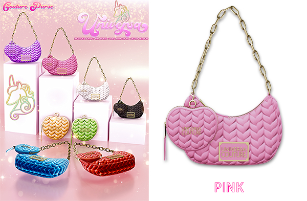 #UNIVERSA - Couture Purse - PINK