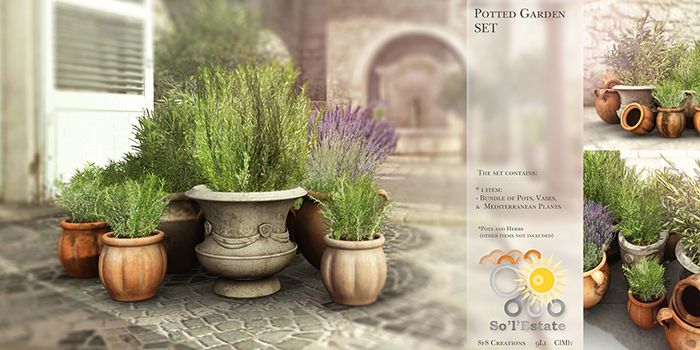8f8 - So'L'Estate - Potted Garden Set 