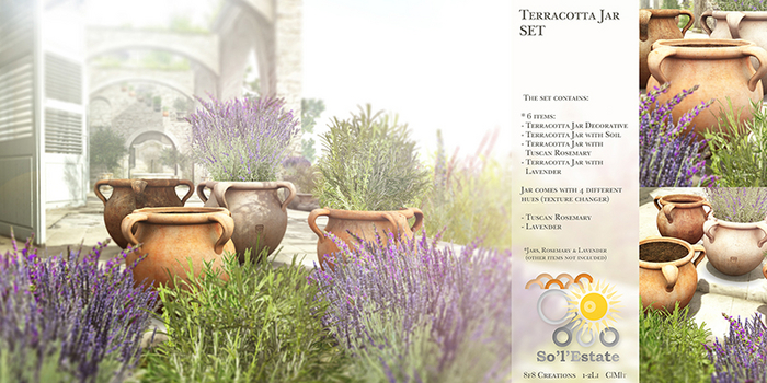 8f8 - So'L'Estate - Terracotta Jar Set 
