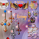 5.Yokai - My Angel GACHA - Earrings (Gothic)